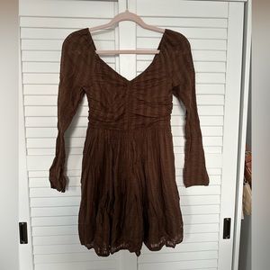 Mini Brown Dress